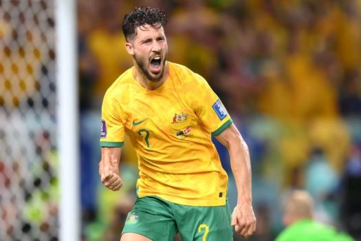 Australia defeated Denmark 1-0 to qualify for the next round!