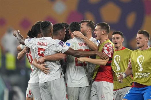 Switzerland beat Serbia 3-2 to reach last 16 of World Cup