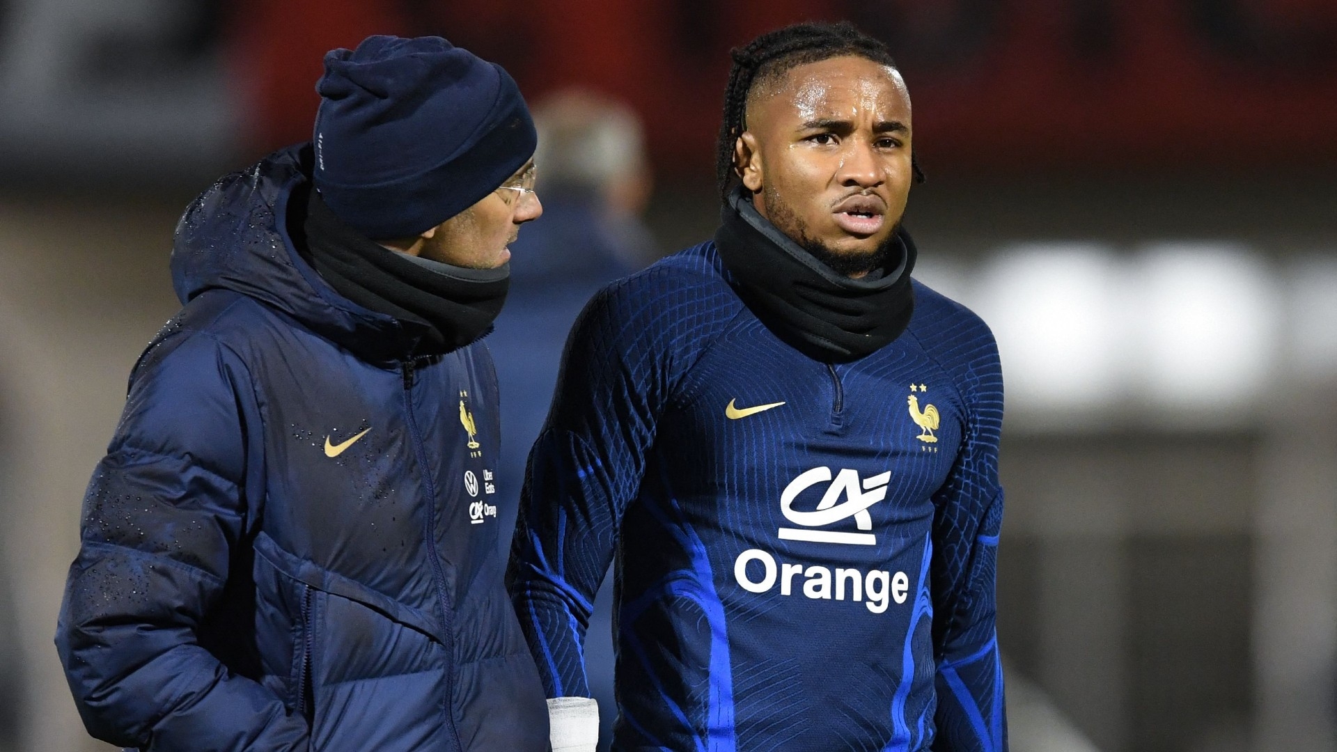 Following an injury in training, Christopher Nkunku leaves France's World Cup team.