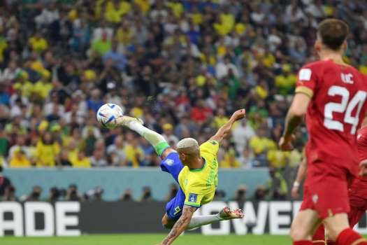   Richarlison's spectacular goal gives Brazil the lead over Serbia In their opening match of the FIFA World Cup 2022