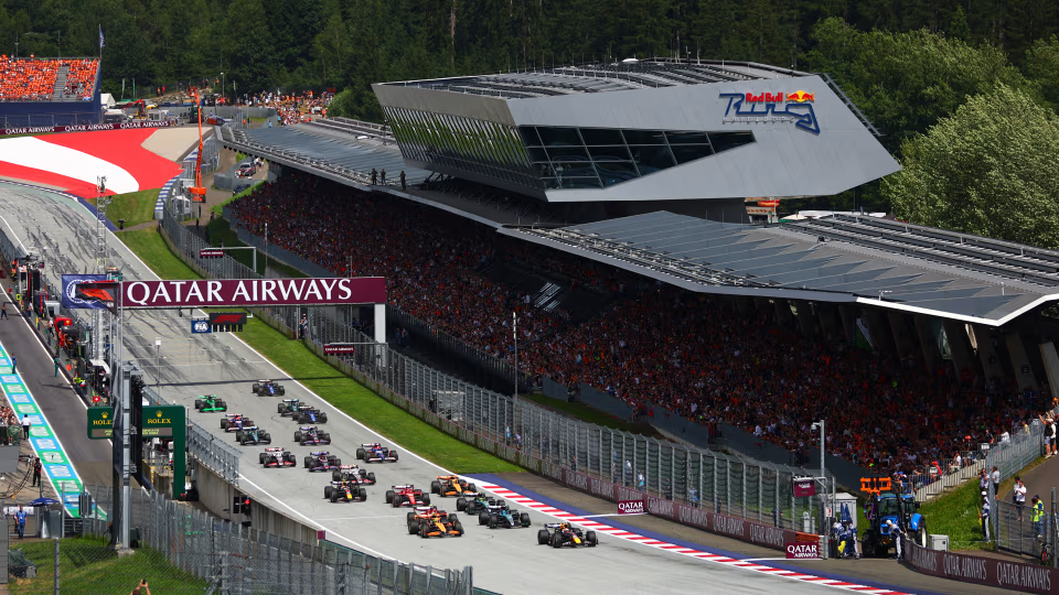 It was a mostly clean start at the front of the pack as the Austrian Grand Prix got under way